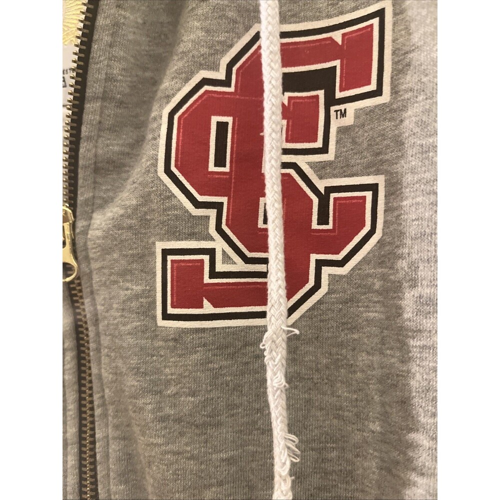 University Of South Carolina Women's Full Zip Hoodie Jacket Raglan Size M - Picture 10 of 15